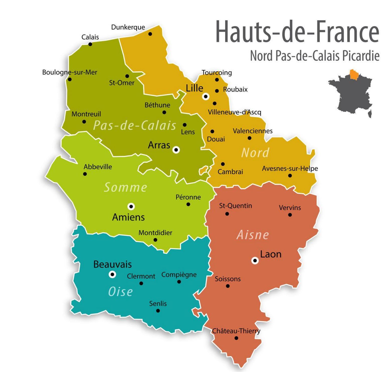 Carte URPS HDF 